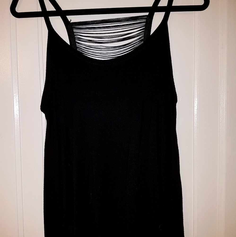 Black Tank with detailed back